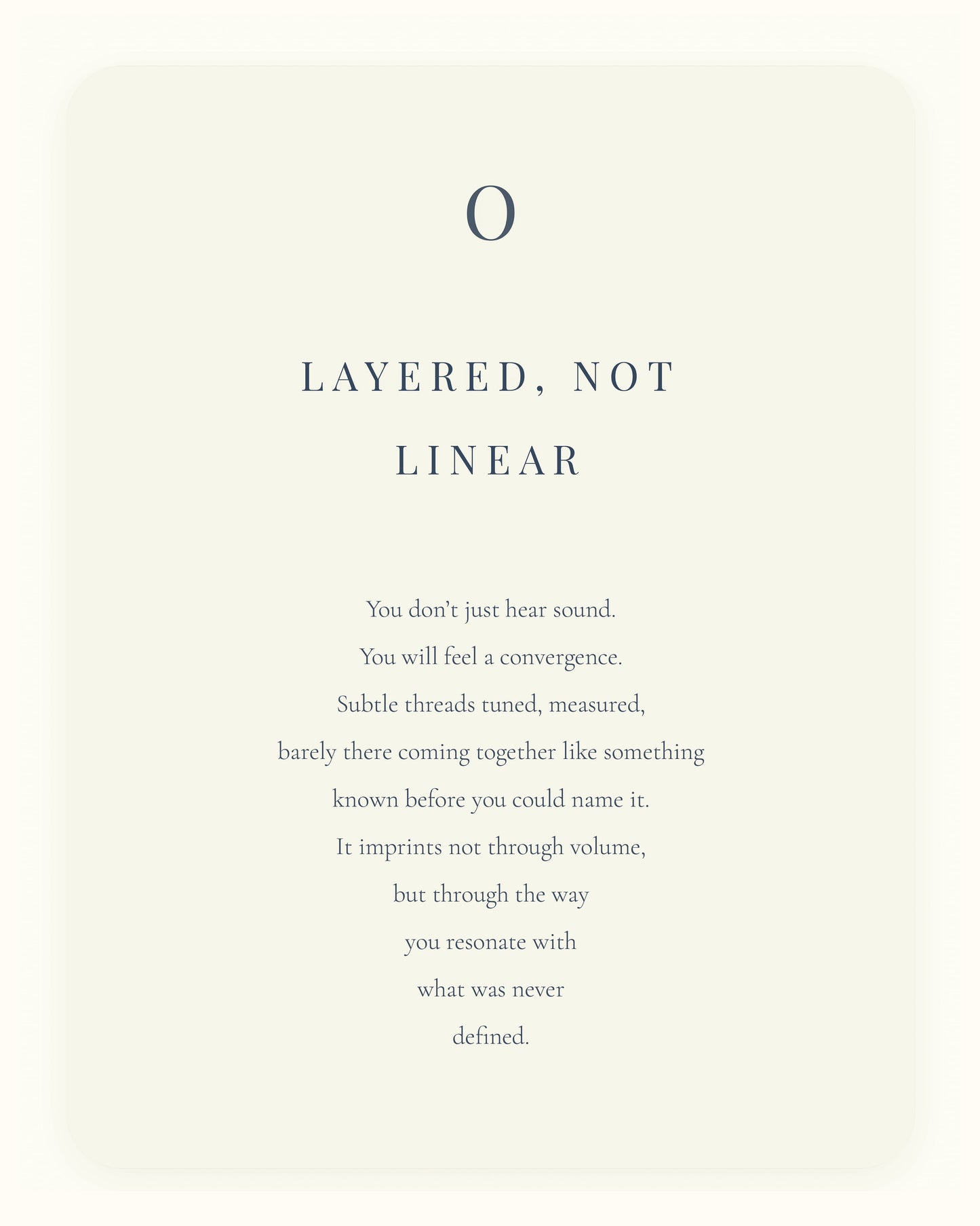 Stillness Frequency: The Liminal Threshold
